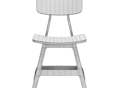 WORK CHAIR MS-525-STW 3D model