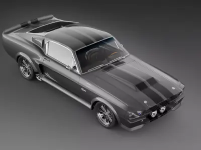 Shelby GT500 1967 3D model