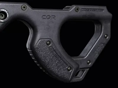 Hera arms CQR grip Free low-poly 3D model