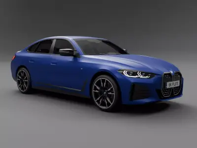 Bmw I4 M50 Free 3D model