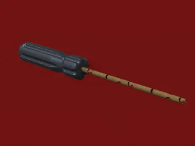 Screw driver design Free 3D model