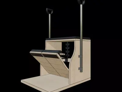 Wunda Chair Pilates 3D model