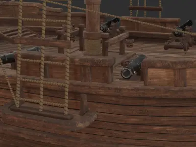 Pirate Ship 3D model