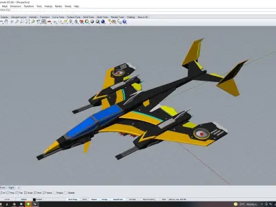 Orca Fighter for 3D 3D model