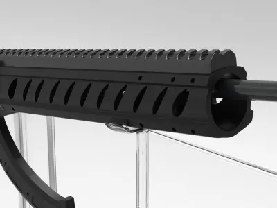 Cz 512 tactical Free low-poly 3D model