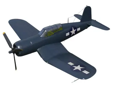 Chance Vought V354 3D model