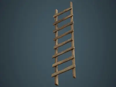 Ladder 2A Low-poly 3D model