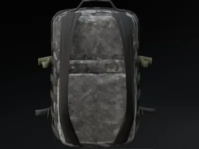 3D military bag model 3D model