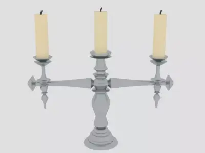 Candles 3D model