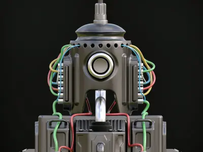 Sci-fi asset 3 - high poly 3D model
