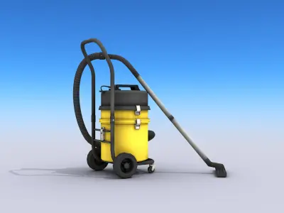 Industrial Vacuum Cleaner Free low-poly 3D model