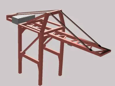 Container Crane 3D model