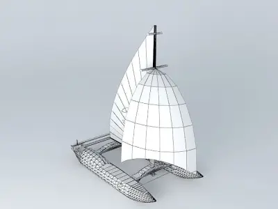 Double hull Free 3D model