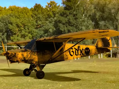 Plane 3D model by 6ahul6dx