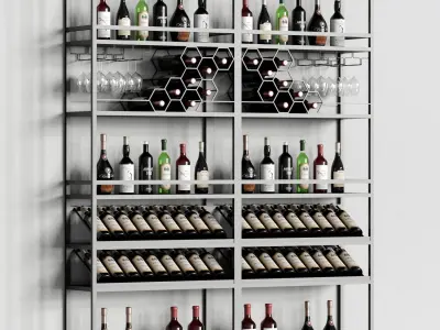 Homary Industrial Rack 04 3D model