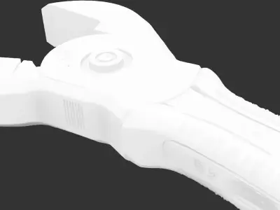 Wrench Tool for 3D print Low-poly 3D model