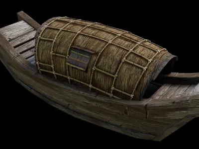 Fish Boat 3D model