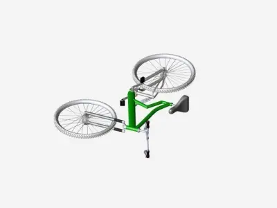 Bicycle Free 3D model 4