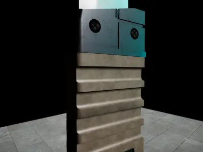Sci fi Katana 3D model