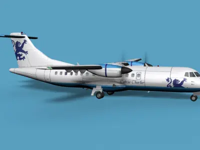 ATR  ATR-42-500 Cambria Air 3D model