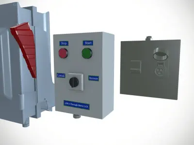 Electric Circuit Fuse Liver 3D model