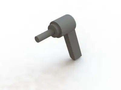 Manipulo Handle Merkbak ATM 7520 M8x25 3D model