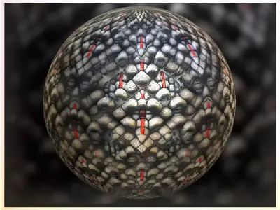 PBR Sci-Fi Seamless Realistic Material SBSAR 4k Texture 048 Texture