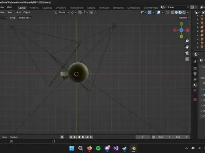 3D Frag Grenade M67 3D model