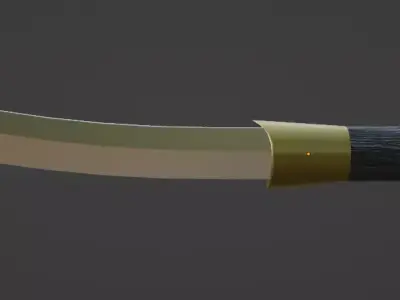 Fantasy Dagger Low-poly 3D model