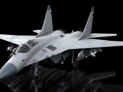  MiG 29 Fighter Aircraft with X-31PM Supersonic Missile(1) 