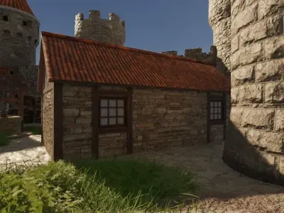 Castle Town 3D model