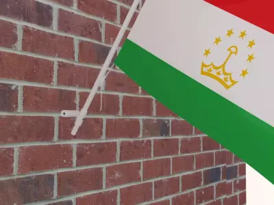 Flag of Tajikistan 3D model
