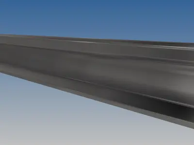 British Standard-EN13674  46E3  rail 3D model