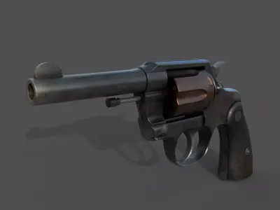 Shotgun - Highpoly Model revolver 3D model
