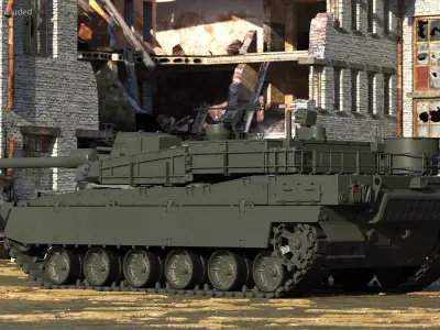 South Korean Tanks Collection 3D model
