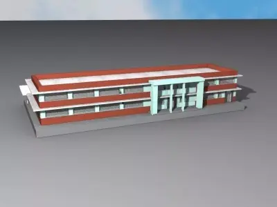 Charleston AMTrack Station 3D print model