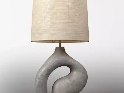Lampada in ceramica 3D model