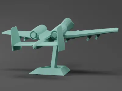 A-10 Thunderbolt 3D print model purchase
