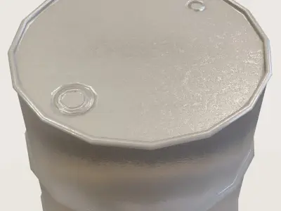 Lowpoly Oil Drum 00 Low-poly 3D model