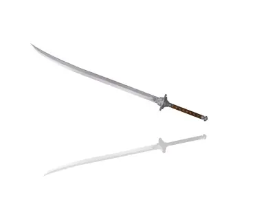 Essential Katana Low-poly 3D model