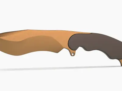 Knife 3D model 16