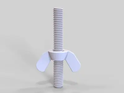 M5 Wing Nuts 3D print model