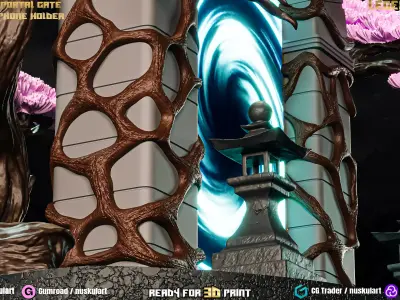 Portal Gate Phone Holder - 3D Printing Legendary 3D print model