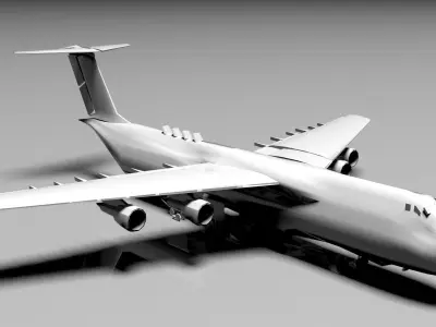 Airplane transport aircraft 3D model