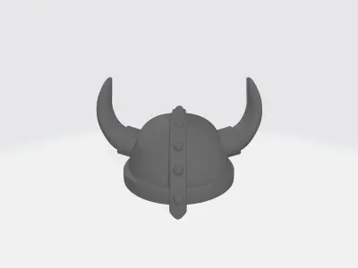 Viking helmet mesh 3D model