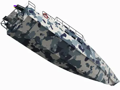 Combat Boat 3D model