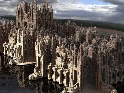 Ancient Deity Temples 1 3D model