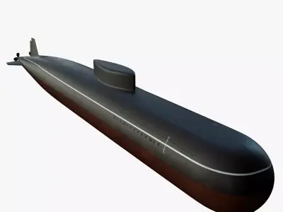 K-222 Submarine 3D model