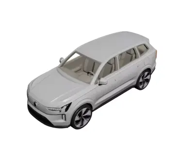 Volvo EX90 2026 Premium Electric SUV with Advanced Design 3D model