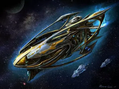 Starcraft Carrier 3D print model
